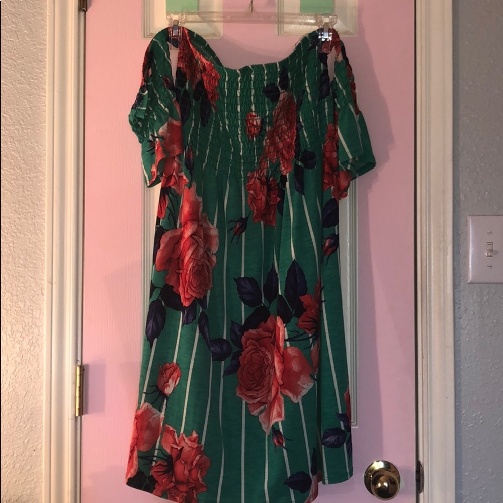 Off the shoulder dress